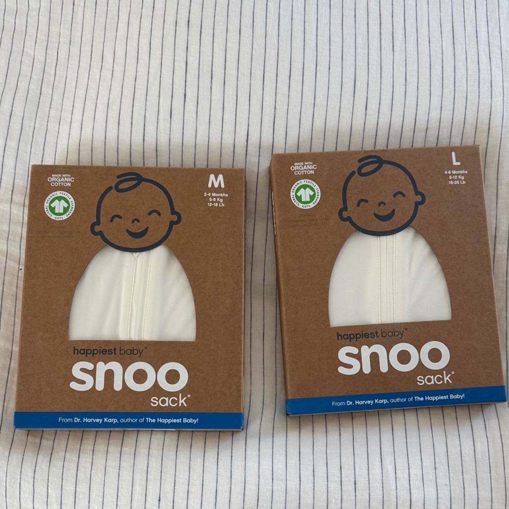 Happiest Baby Snoo Sack - White